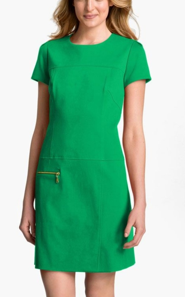 Tahari by Arthur Levine  Kelly Green Dress size 6